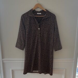 Smith & Quinn - Leopard Print Dress - Size Small